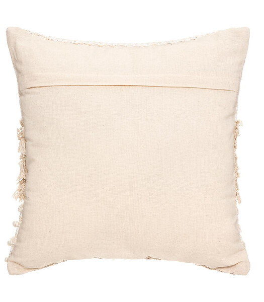 ATMOSPHERA - Coussin déhoussable en Coton Jacquard motif en relief 40 x 40 cm - large