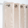 ROCLE - Rideau à œillets PRECIEUX - Beige - L.140xH.260cm - vignette