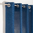 ROCLE - Panneau à œillets Précieux bleu - 140x260cm - vignette