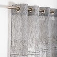 ROCLE - Panneau de voilage Tunis - Gris anthracite - 140x260cm - vignette