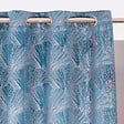 ROCLE - Rideaux Stores tissus px veggy Bleu jean 140x260 - vignette