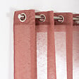 ROCLE - Voilage Lilou étamine - Rose - 140x260cm - vignette