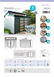 SOLID - Abri de jardin bois Milano - L.335xl.341xH.262cm - vignette