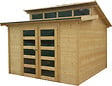 SOLID - Abri de jardin bois Milano - L.335xl.341xH.262cm - vignette