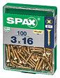 SPAXFRANCE - SPAX TF PZ 3x16 A2L 100 PC - vignette