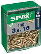 SPAXFRANCE - SPAX TF PZ 3.5x16 YELLOX 100 PC - vignette