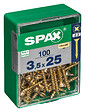 SPAXFRANCE - SPAX TF PZ 3.5x25 YELLOX 100 PC - vignette