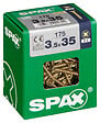 SPAXFRANCE - SPAX TF PZ 3.5x35 YELLOX 175 PC - vignette