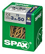SPAXFRANCE - SPAX TF PZ 3.5x50 YELLOX 75 PC - vignette