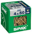 SPAXFRANCE - SPAX TF PZ 4.5x50 YELLOX 200 PC - vignette
