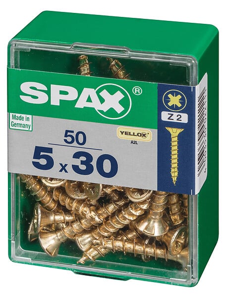 SPAXFRANCE - SPAX TF PZ 5x30 YELLOX 50 PC - large