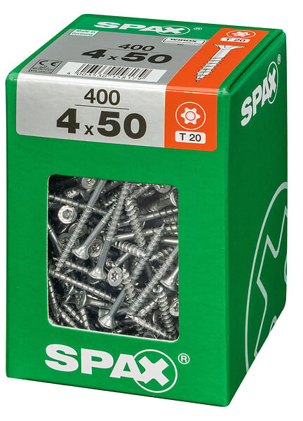 SPAXFRANCE - SPAX TF TX 4x50 WIROX 400 PC - large