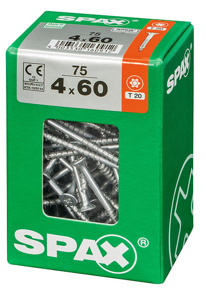 SPAXFRANCE - SPAX TF TX 4x60 WIROX 75 PC - large