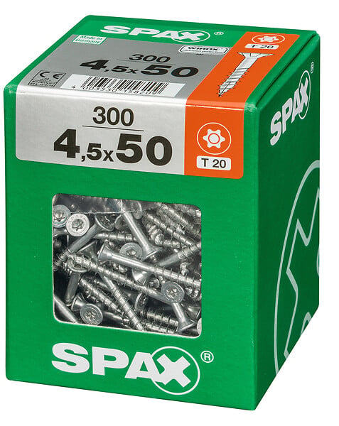 SPAXFRANCE - SPAX TF TX 4.5x50 WIROX 300 PC - large
