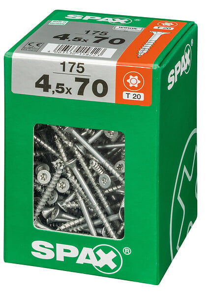 SPAXFRANCE - SPAX TF TX 4.5x70 WIROX 175 PC - large