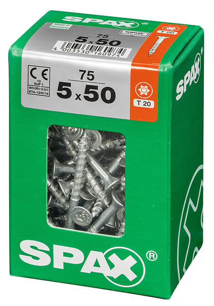 SPAXFRANCE - SPAX TF TX 5x50 WIROX 75 PC - large