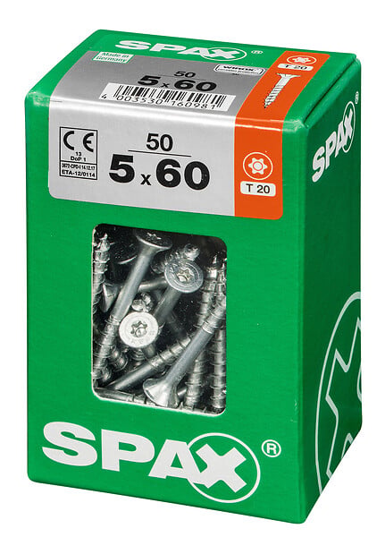 SPAXFRANCE - SPAX TF TX 5x60 WIROX 50 PC - large