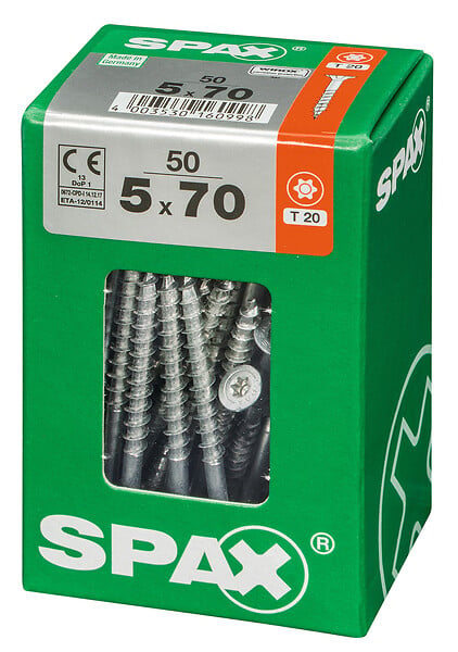 SPAXFRANCE - SPAX TF TX 5x70 WIROX 50 PC - large
