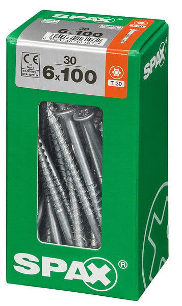 SPAXFRANCE - SPAX TF TX 6x100 WIROX 30 PC - large