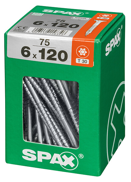 SPAXFRANCE - SPAX TF TX 6x120 WIROX 75 PC - large