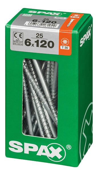 SPAXFRANCE - SPAX TF TX 6x120 WIROX 25 PC - large