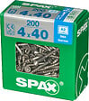 SPAXFRANCE - SPAX INOX TF 4x40 TX 200 PC - vignette