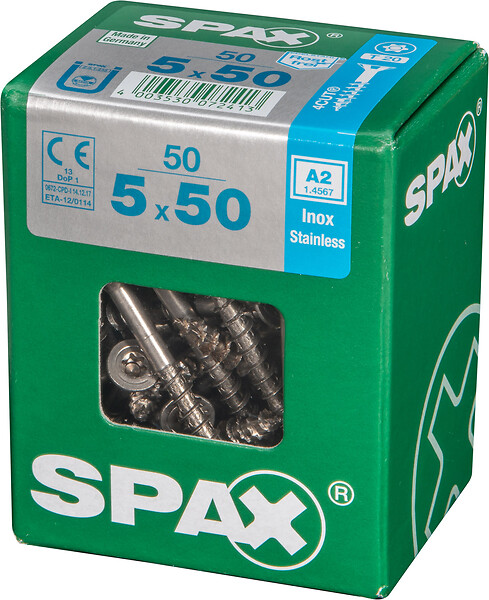 SPAXFRANCE - SPAX INOX TF 5x50 TX 50 PC - large