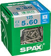 SPAXFRANCE - SPAX INOX TF 5x60 TX 125 PC - vignette