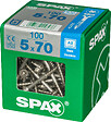 SPAXFRANCE - SPAX INOX TF 5x70 TX 100 PC - vignette