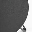 OVIALA - Table basse de jardin triangulaire en aluminium noir - Atoll - vignette