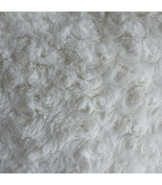 ATMOSPHERA - Coussin Coeur Bouclette Ivoire - large