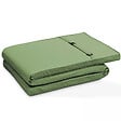 OVIALA - Lot 2 coussins bain de soleil polyester vert 186 x 53 x 5 cm - Picchu - vignette