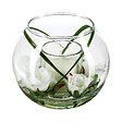 ATMOSPHERA - Compo fleurs vase vr+vtv h.10 - vignette