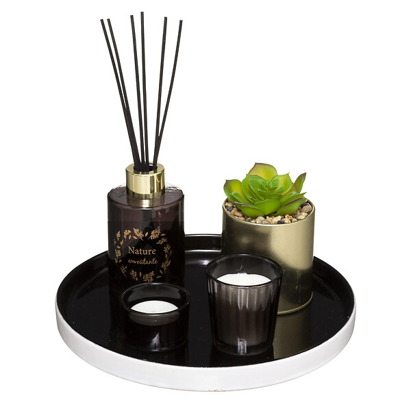 ATMOSPHERA - Coffret parfum d'ambiance senteur végétal - Dolomite - 22,5cm - large