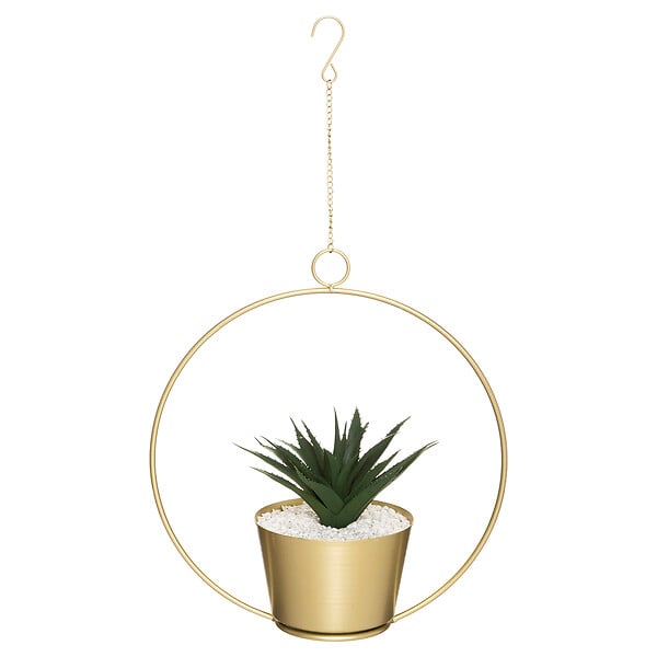 ATMOSPHERA - Plante suspendue artificielle - Verre - D29cm - large