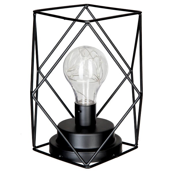 ATMOSPHERA - Lampe à poser fil métal micro-LED - Atmosphera - H19,5cm - large
