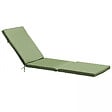 OVIALA - Coussin bain de soleil polyester vert cactus 186x53x5 cm - Picchu - vignette