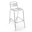 OVIALA - Chaise haute en aluminium gris - Soho - vignette