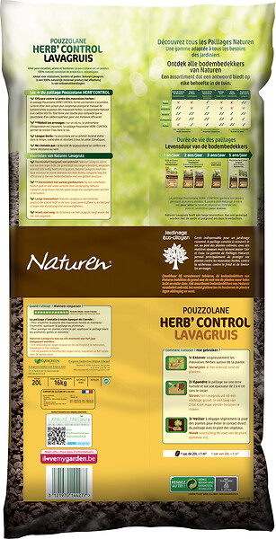 NATUREN - Paillage pouzzolane Herb'Control UAB - 20L - large