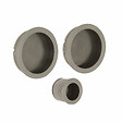 LINEA - Kit poignees cuvette ronde a encastrer bdc zamak nickele - vignette