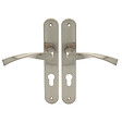 LINEA - Ens pg/plaq cyl 2 col ral belair zamak nickel mat ss ressort - vignette