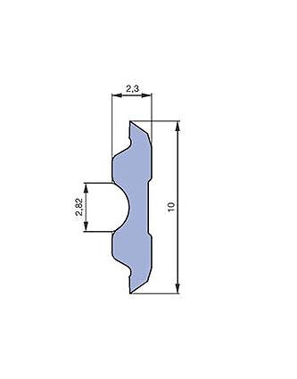 LEMAN - Fer Reversible Acier 230x10x2,3 Tersa Leman - large