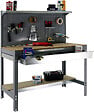 SIMON RACK - SimonRack - Kit Etabli 1440x1200x600mm Charge 600Kg -  SIMONWORK BT3 BOX 1200 GRIS/BOIS SIMONRACK - vignette