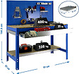 SIMON RACK - SimonRack - Kit Etabli avec tiroir 1440x900x600mm - BT-2 BOX 900 Bleu SIMONRACK - vignette