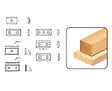 LEMAN - Lot de 10 plaquettes réversibles au carbure 12x29,5mm Leman - vignette