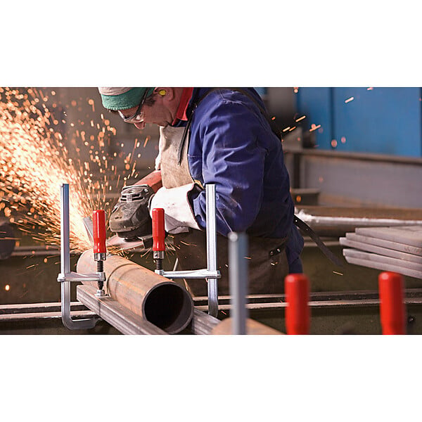 BESSEY SER - Presse à vis tout acier avec poignée bois GZ 120/60 mm GZ12 Bessey - large