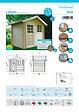 SOLID - Abri de jardin bois Laval - Naturel - L.238xP.198xH.239cm - vignette