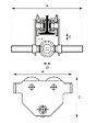 STOCKMAN - Chariot porte palan manuel mise en place rapide 2T 66-220mm PT20-A Stockman - vignette