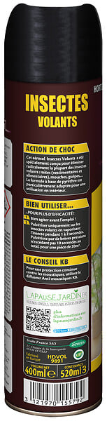 KB HOME DEFENSE - Insecticide KB Home défense aérosol insectes volants 400ml - large