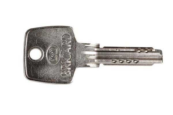 BRICARD - Cylindre de serrure Astral BRICARD Acier Nickelé 85 - large